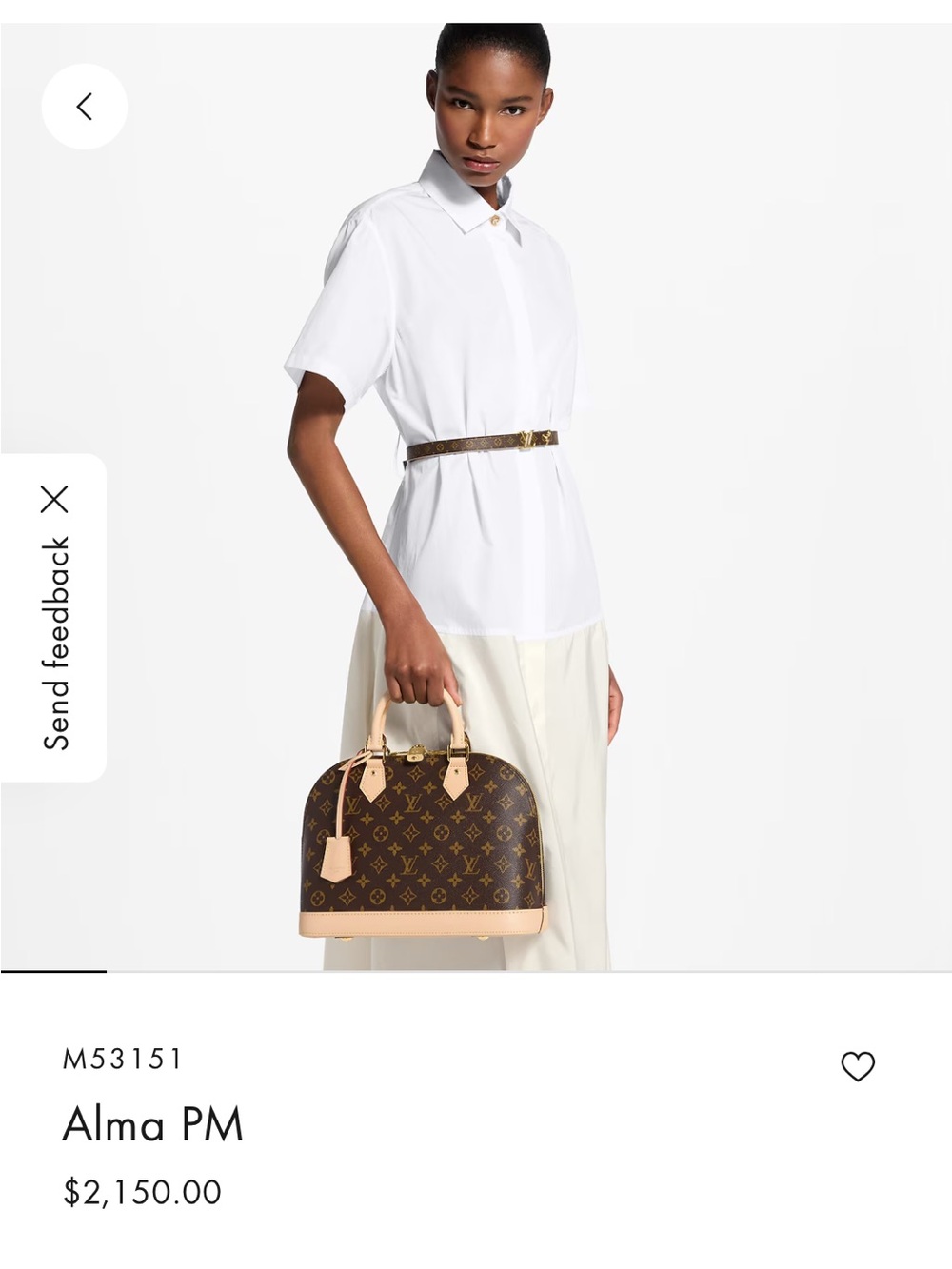 Louis Vuitton Monogram Canvas Satchel Alma PM